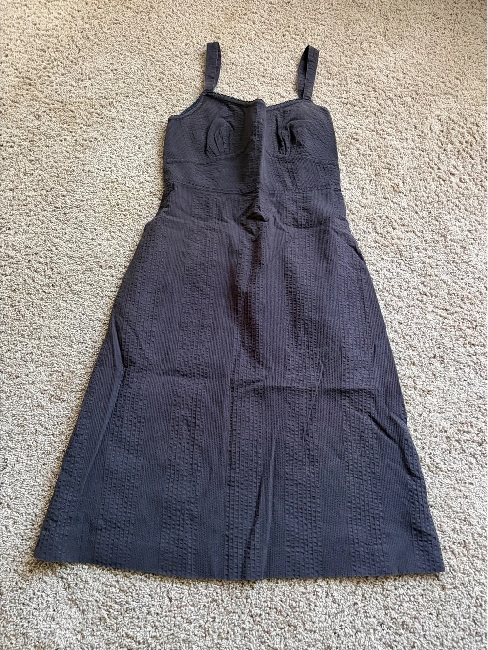Women's black J.Crew sleeveless slip dress Size 6
